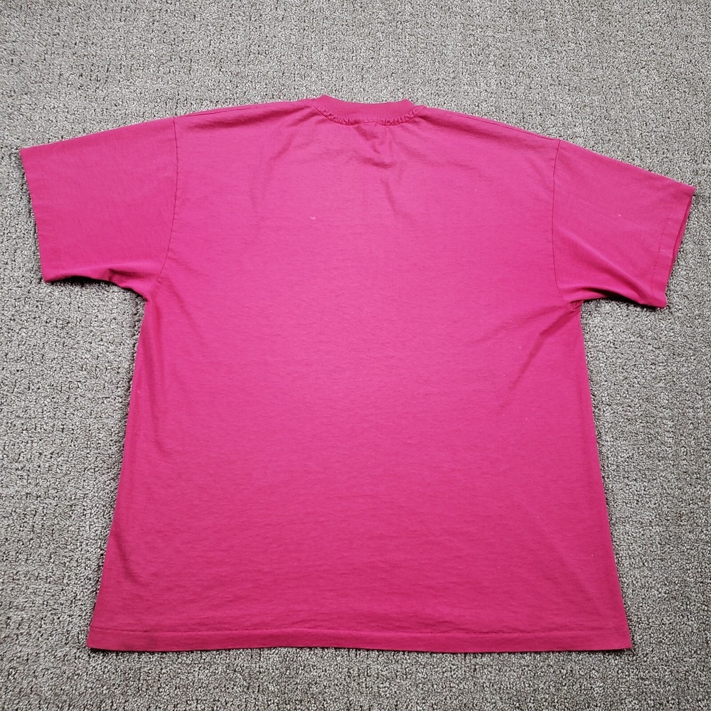 Vintage 90s Paper Thin T Shirt Mens XL Pink Single Stitch 1994 Field Day FOTL - Picture 6 of 10